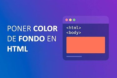 Cómo poner un color de fondo en HTML